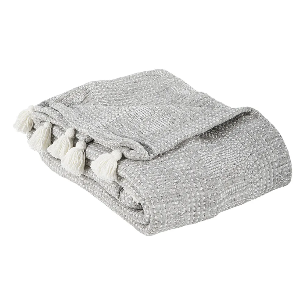 Grey Morse Coverlet