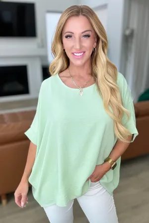 Hazel Blues® |  Feels Like Me Dolman Sleeve Top in Sage