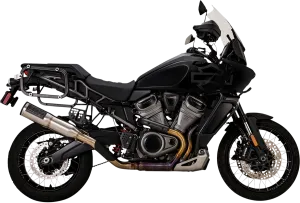 HD Pan America 1250. V&H - Hi-Output 450 Slip-On Muffler.