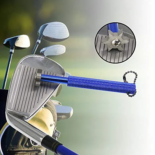 HISTAR Golf Club Groove Sharpener and Cleaner Tool with 6 Heads from Specialty Golf Products (Blue)