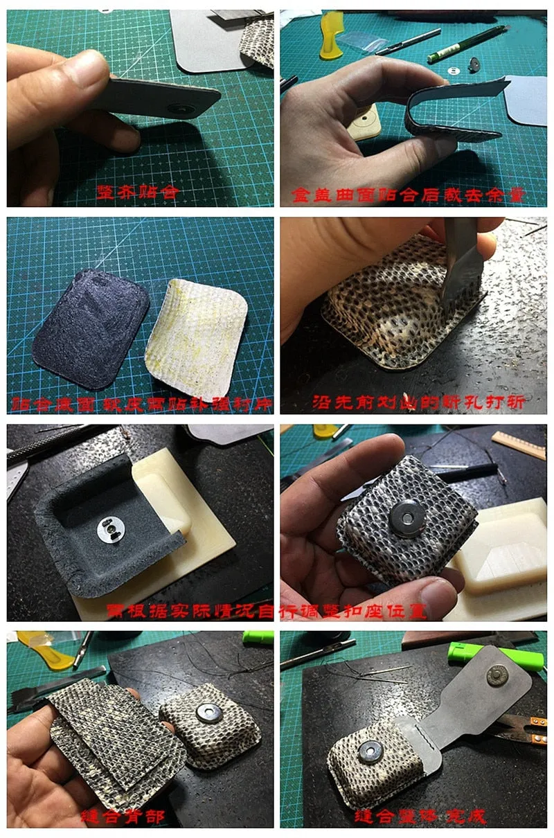Holster for Zippo Cigaret Lighter Protective Case Shaping Cold Compression Molding To Send Acrylic Template 75x53x25mm