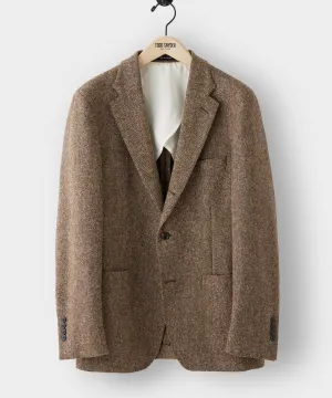 Italian Donegal Sport Coat in Brown