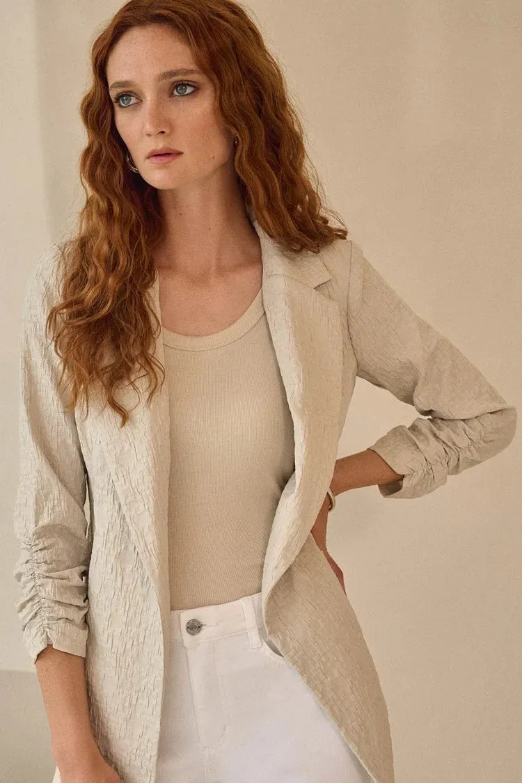 Joseph Ribkoff Woven Jacquard Boxy Blazer
