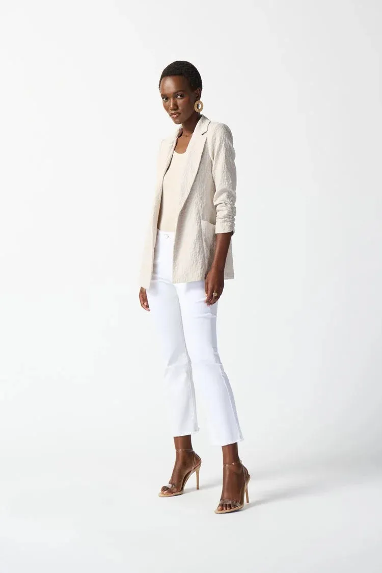Joseph Ribkoff Woven Jacquard Boxy Blazer