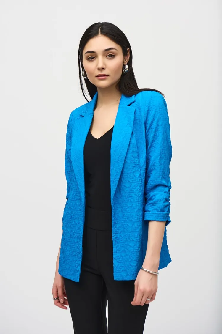 Joseph Ribkoff Woven Jacquard Boxy Blazer