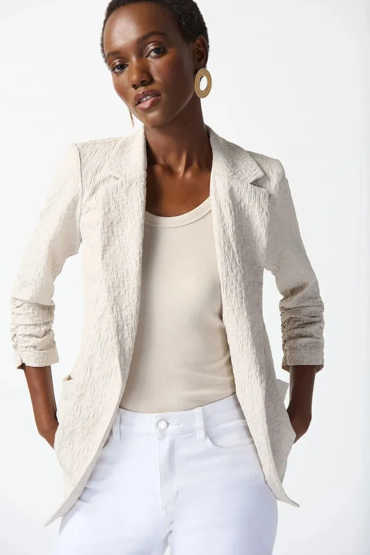 Joseph Ribkoff Woven Jacquard Boxy Blazer