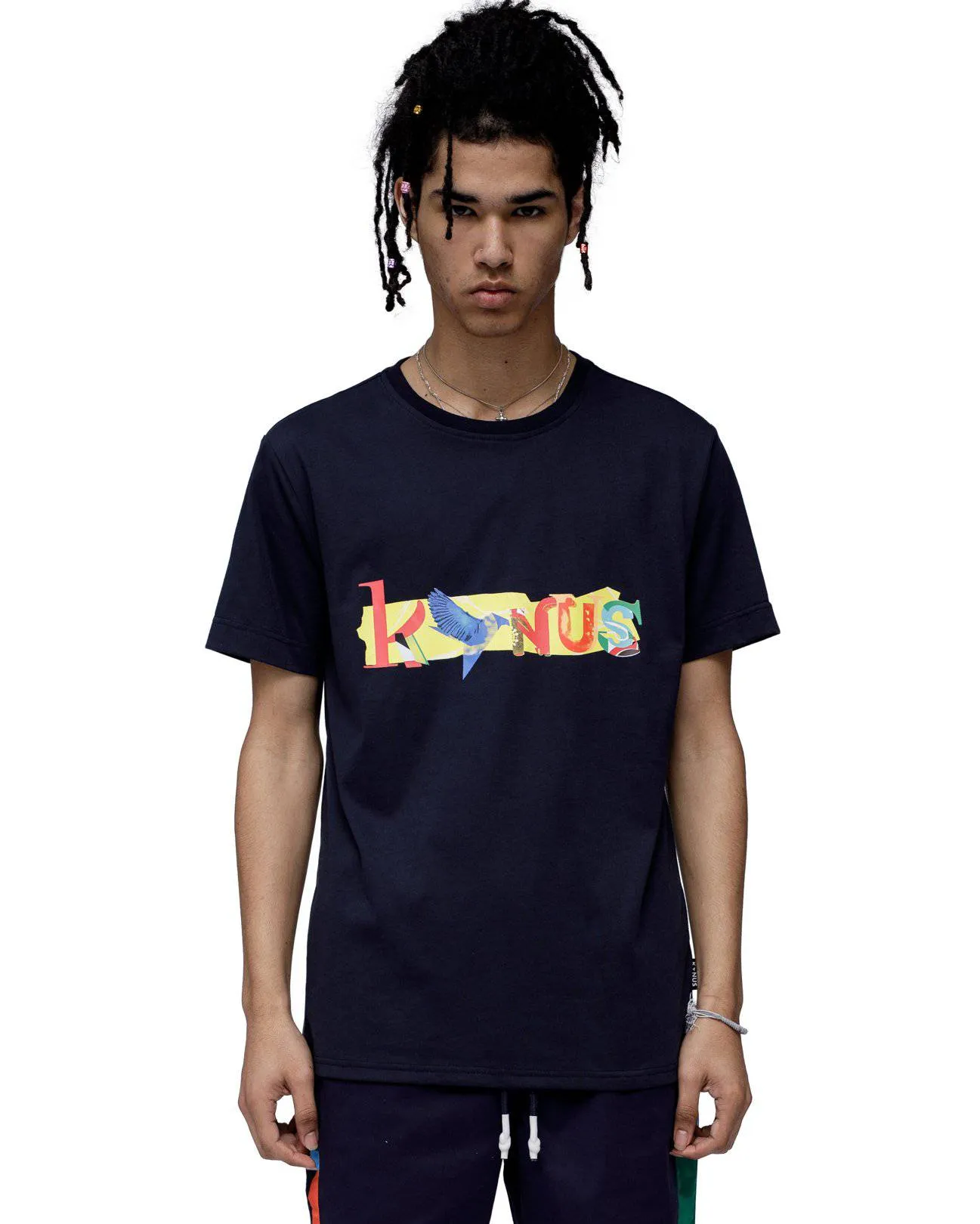 Konus Men's Graphic Tee in Navy