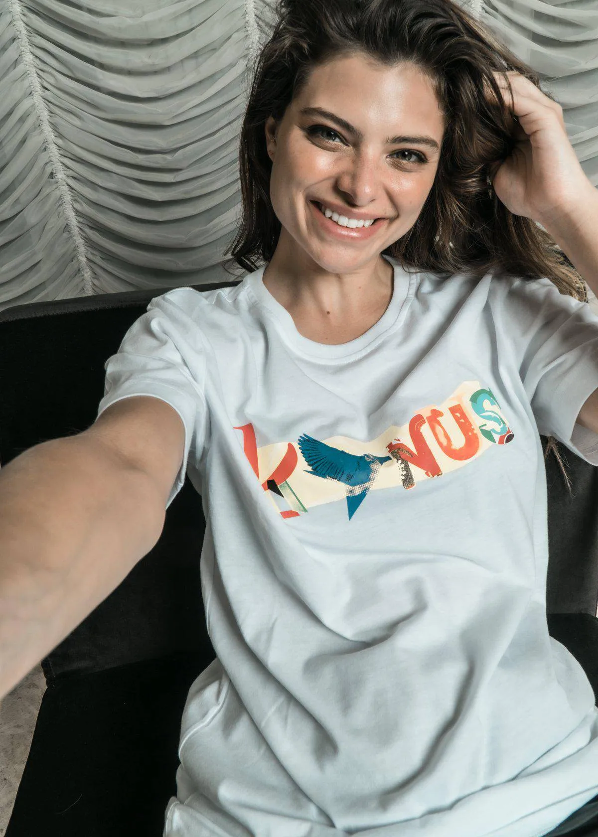 Konus Men's  Graphic Tee in White