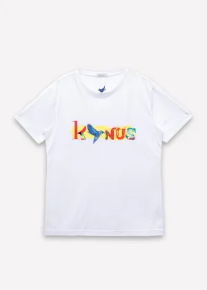 Konus Men's  Graphic Tee in White