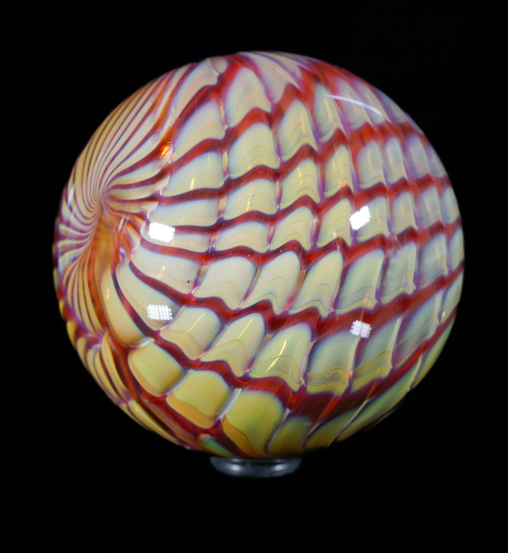 Large Ginger Slurper Marble no.3 (32mm)