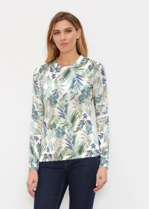 Leah Leaves (16258) ~ Butterknit Long Sleeve Crew Top