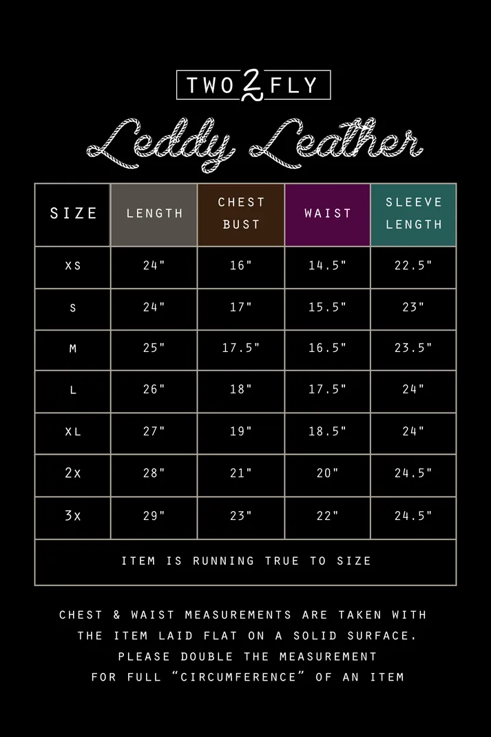 Leddy Long Sleeve Leather Top - Saddle