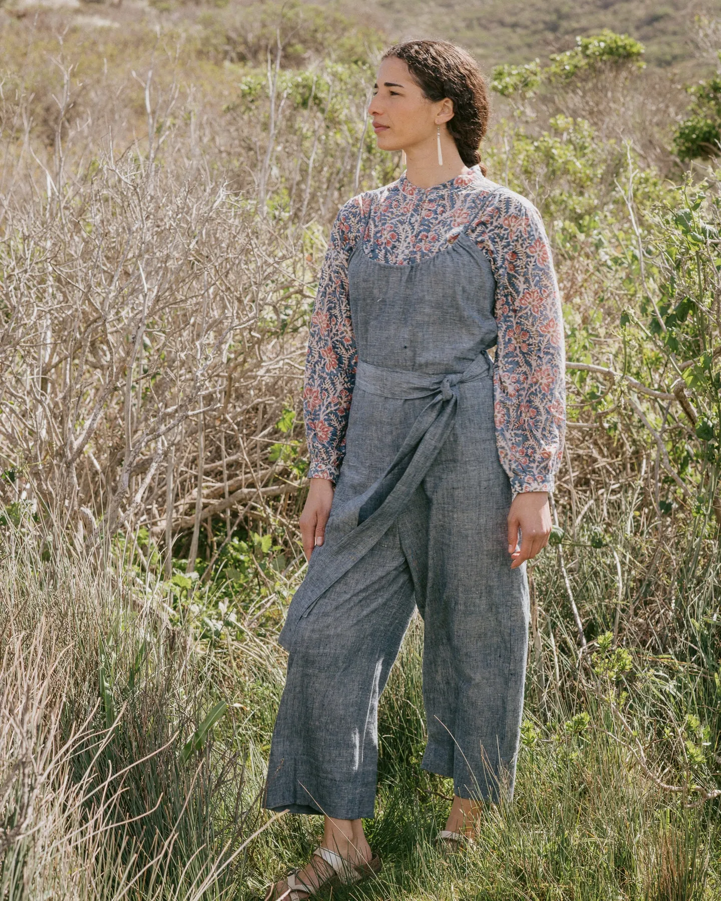Lila Camisole Jumpsuit in Chambray