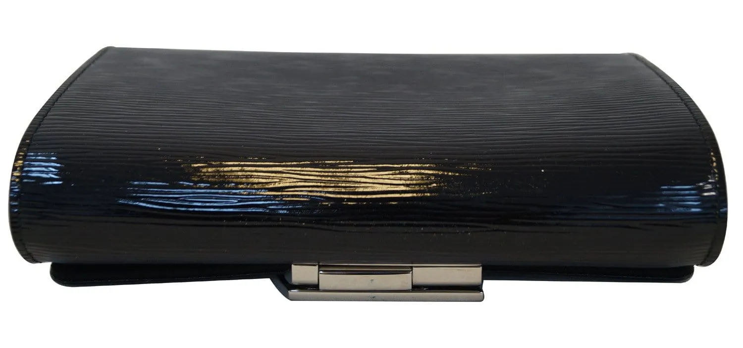 LOUIS VUITTON Black Electric Epi Leather Louise PM Bag