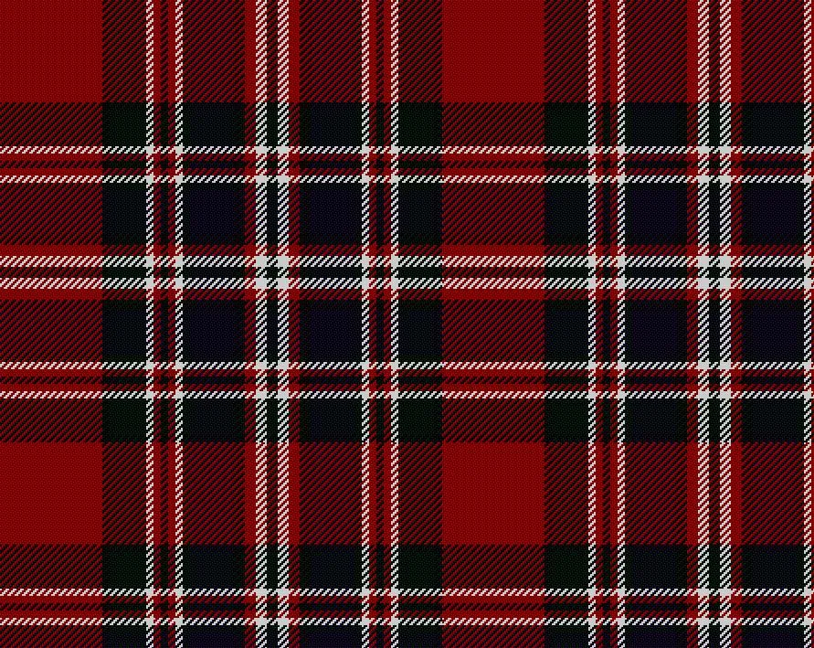 MacFarlane Red Modern Casual 4 Yard Kilt