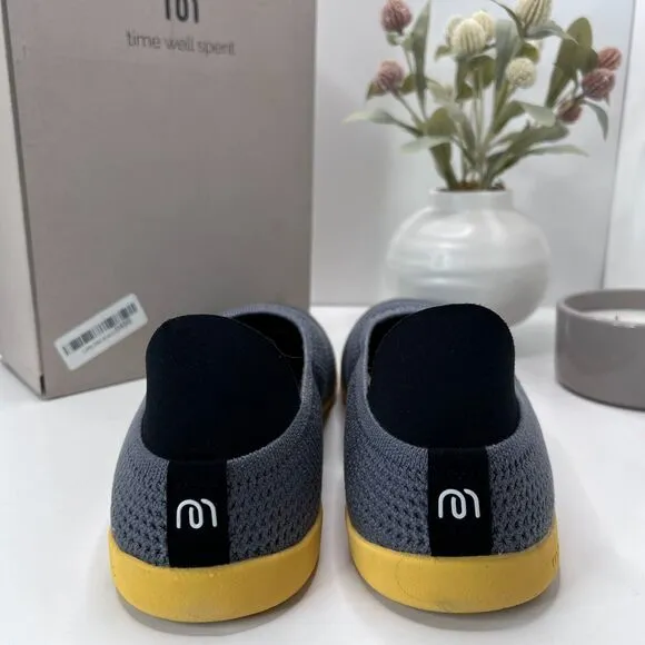 Mahabis Breathe Summer Slip On Slipper Grey/Yellow Men's US 12.5-13