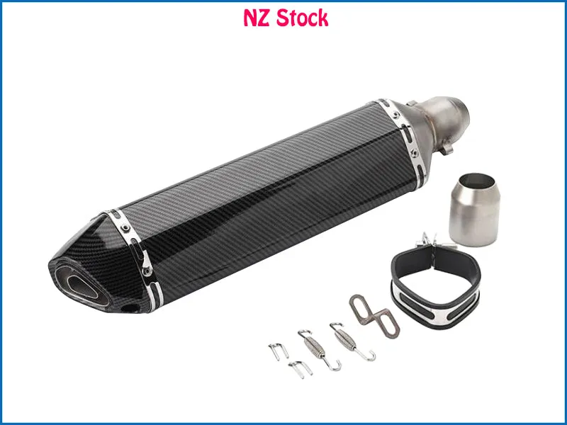 Motorcycle Slip-On Exhaust Muffler Yamaha Honda Kawasaki Suzuki 470mm