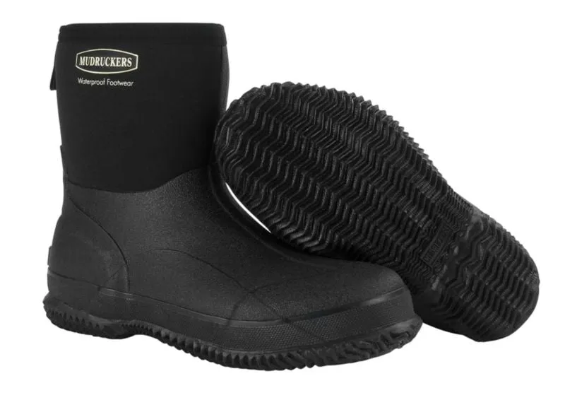 Mudruckers Waterproof 9in Slip On Mid Boots