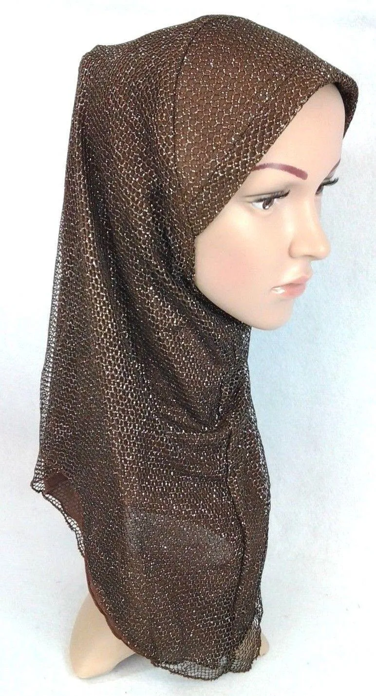 Muslim Hijab Islamic Soft Mesh Hijab/MaxiScarf/ Wrap/Shawl/Slip-on