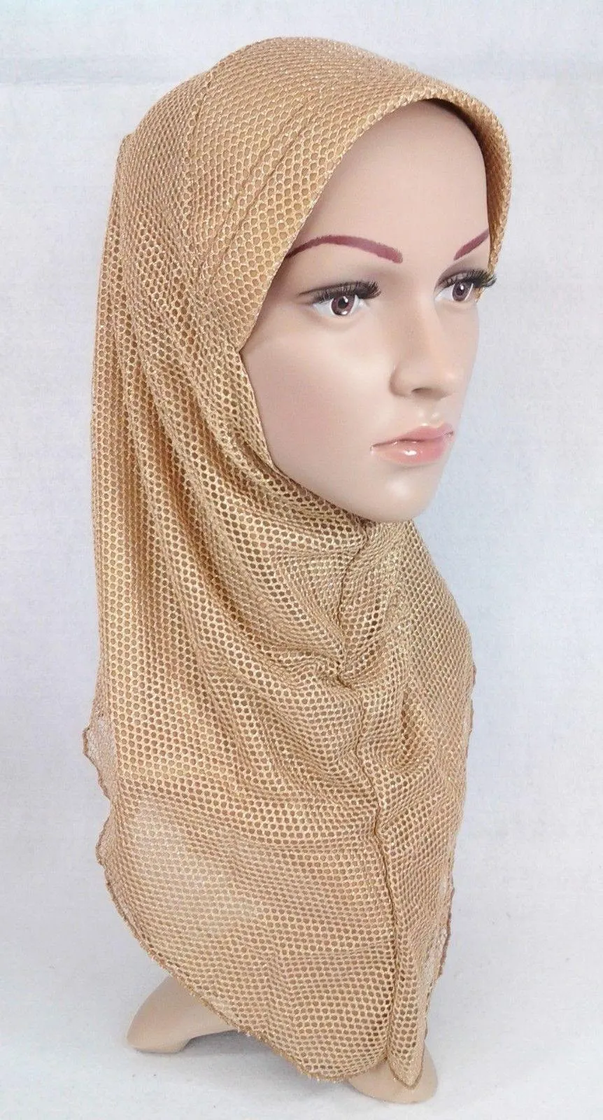 Muslim Hijab Islamic Soft Mesh Hijab/MaxiScarf/ Wrap/Shawl/Slip-on