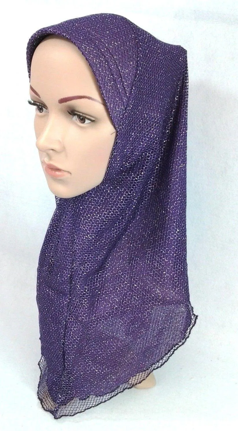 Muslim Hijab Islamic Soft Mesh Hijab/MaxiScarf/ Wrap/Shawl/Slip-on