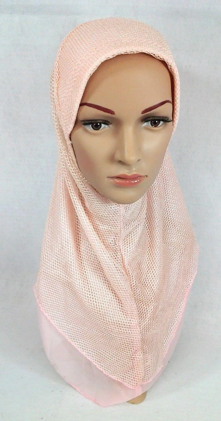 Muslim Hijab Islamic Soft Mesh Hijab/MaxiScarf/ Wrap/Shawl/Slip-on