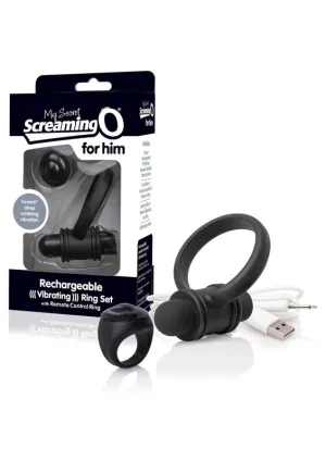 My Secret Bullet and Ring for Him - Black