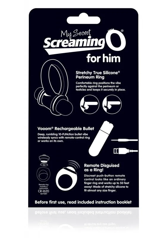 My Secret Bullet and Ring for Him - Black