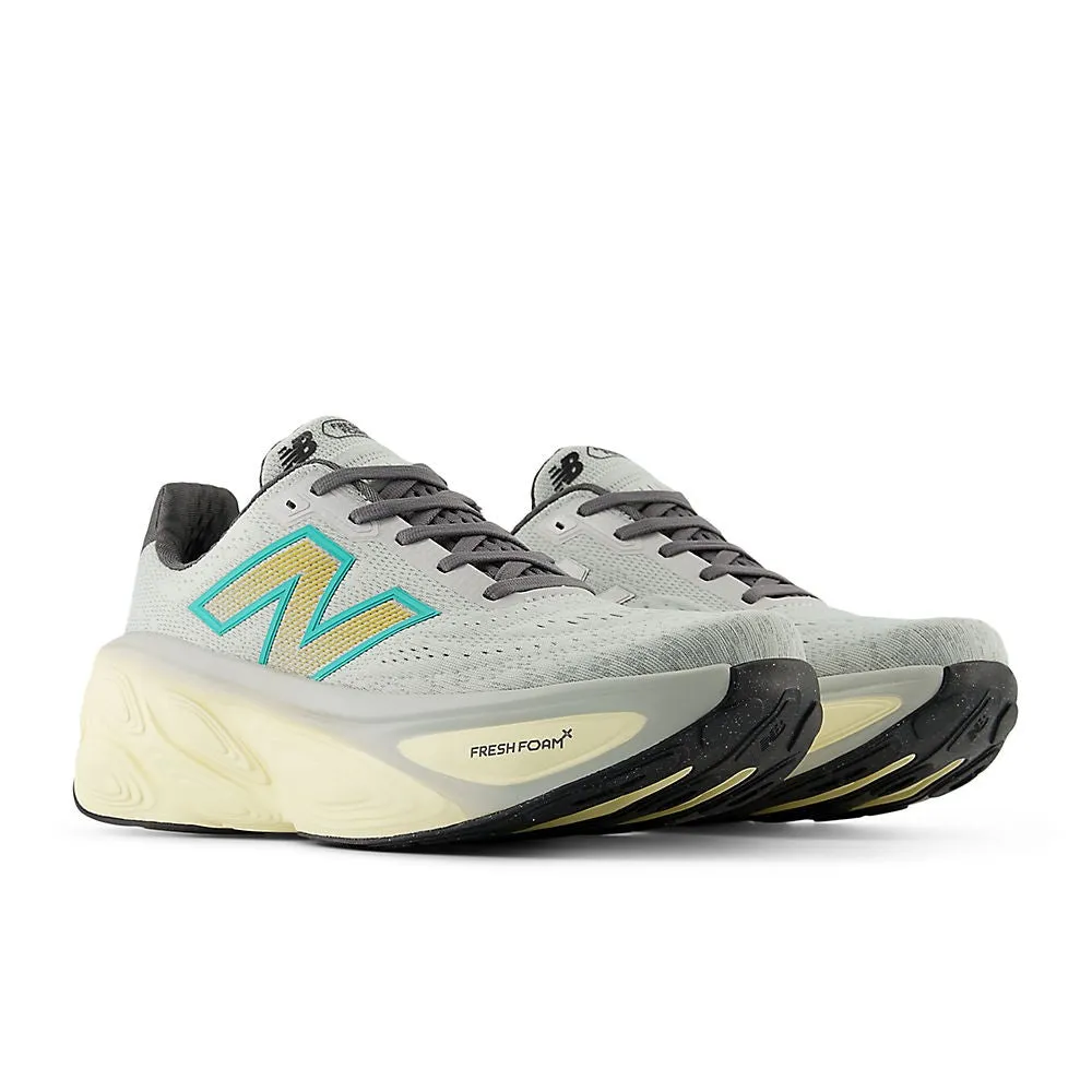 New Balance Fresh Foam More v5 WIDE (Mens) - Brighton Grey with Calcium and Cyber Jade”