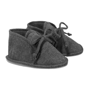 Nile Lace-Up Baby Shoes (Dark Grey)