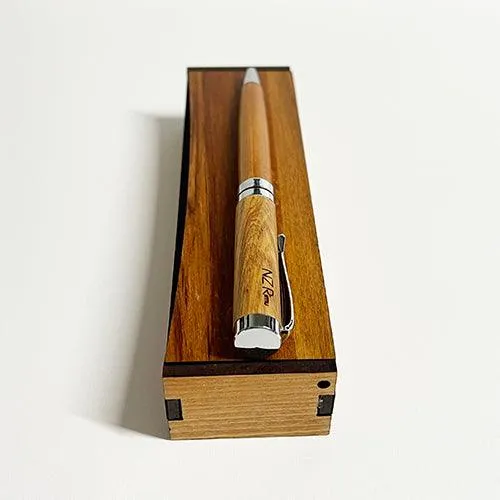 NZ Rimu Ballpoint Pen in Rimu Box