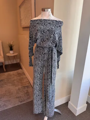 O/S Jumpsuit W Self Tie