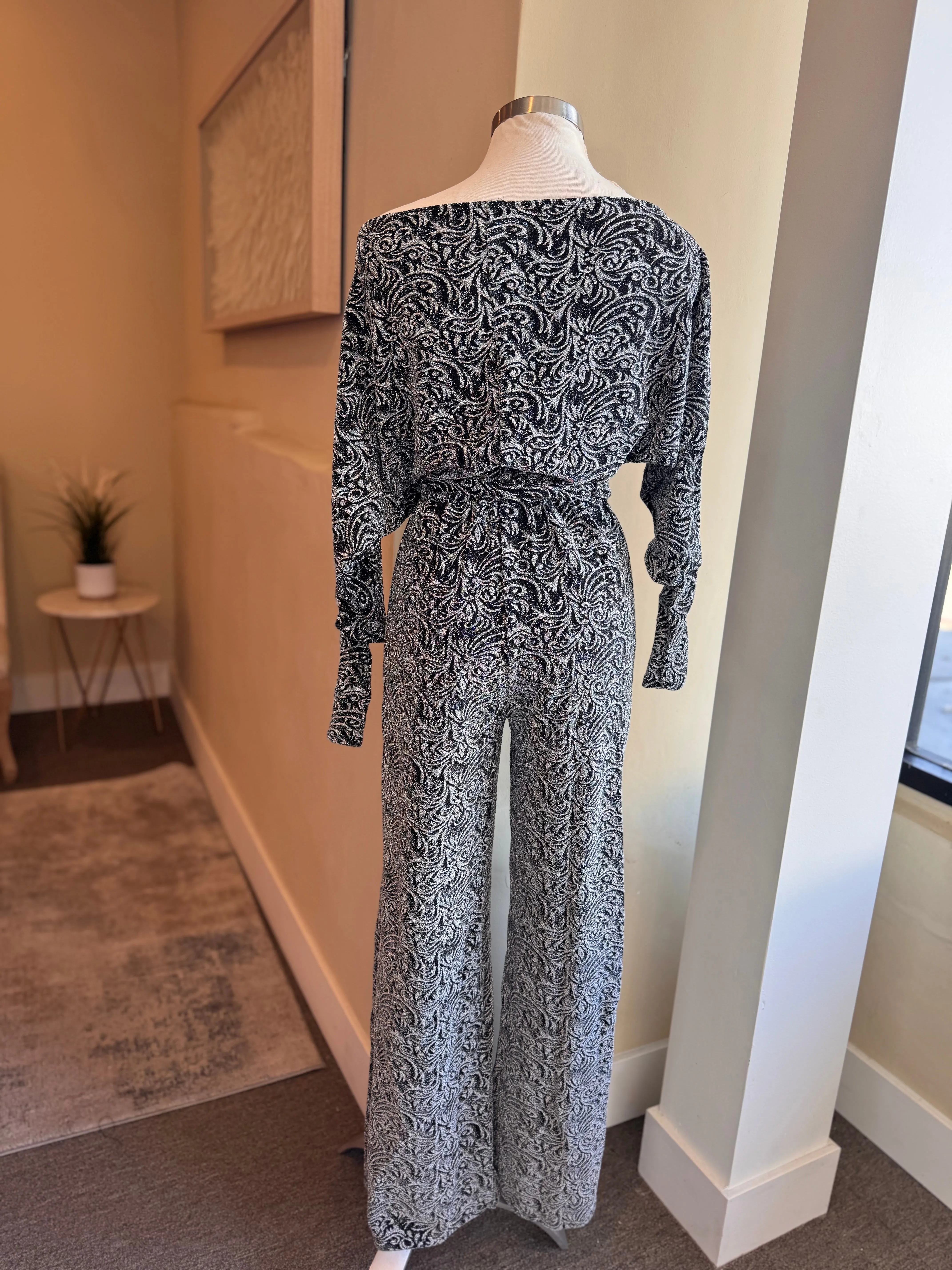 O/S Jumpsuit W Self Tie