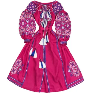 Pink Kaftan with wedges