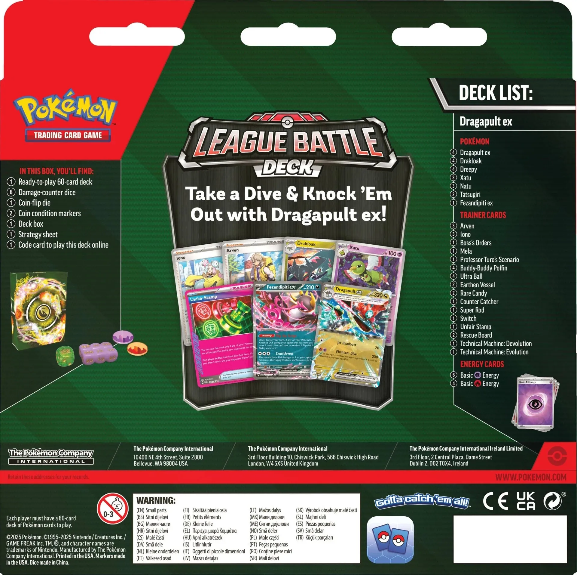Pokémon: Dragapult ex League Battle Deck