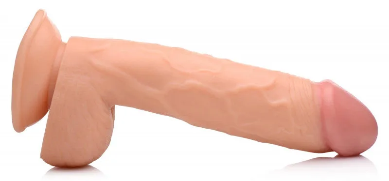 Pop Pecker 8.25 Inch  With Balls - Light