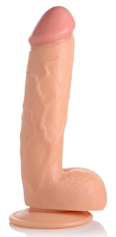 Pop Pecker 8.25 Inch  With Balls - Light