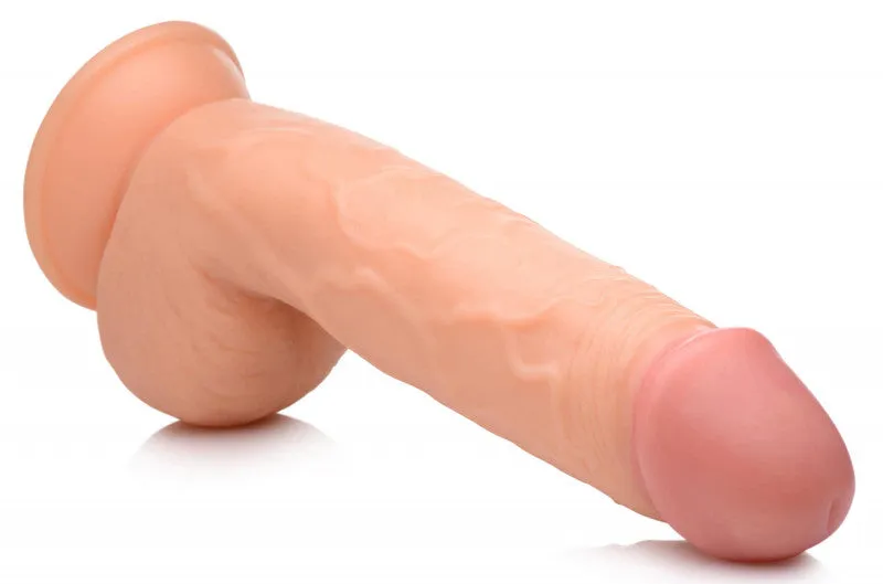 Pop Pecker 8.25 Inch  With Balls - Light