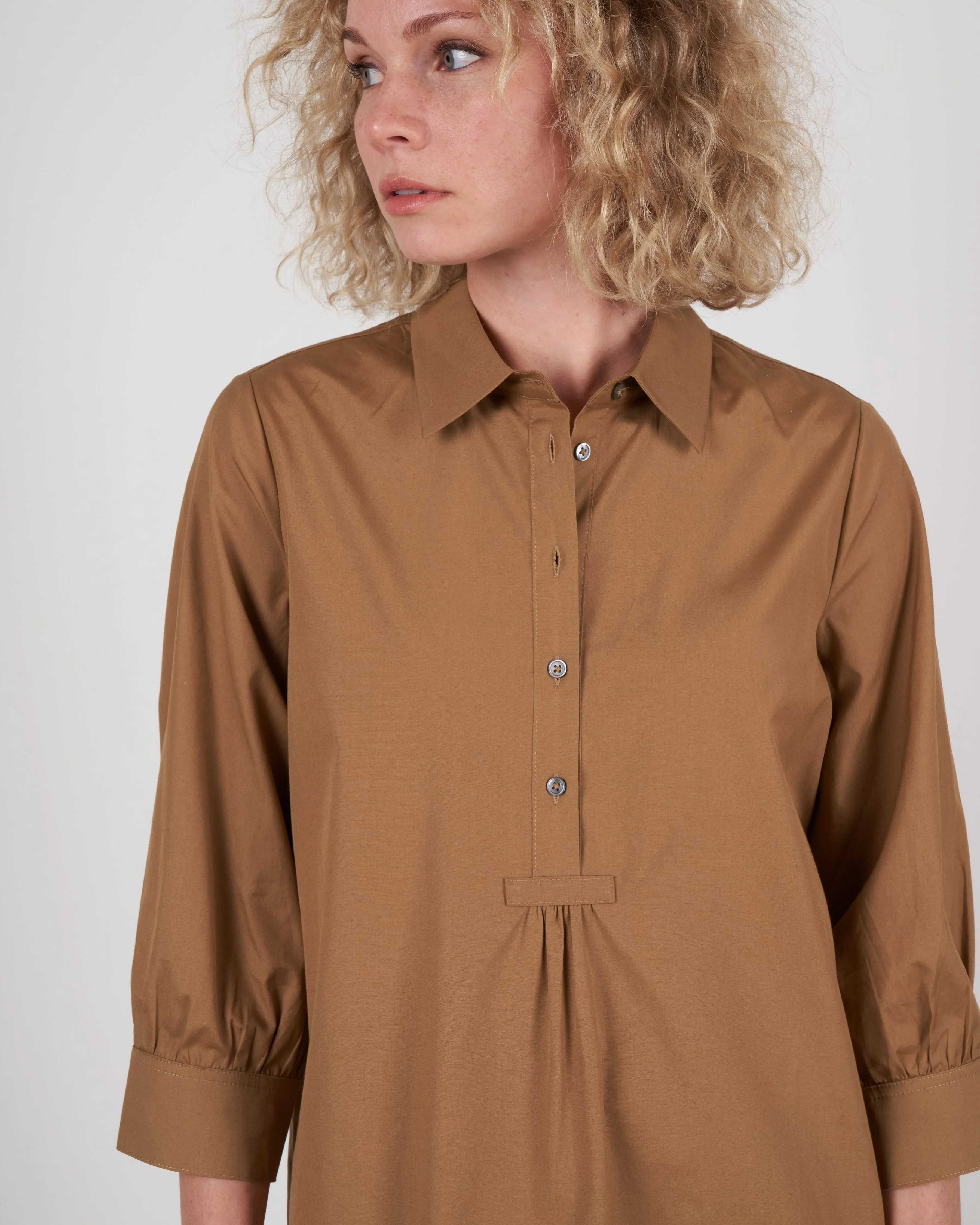 popover dress - toffee