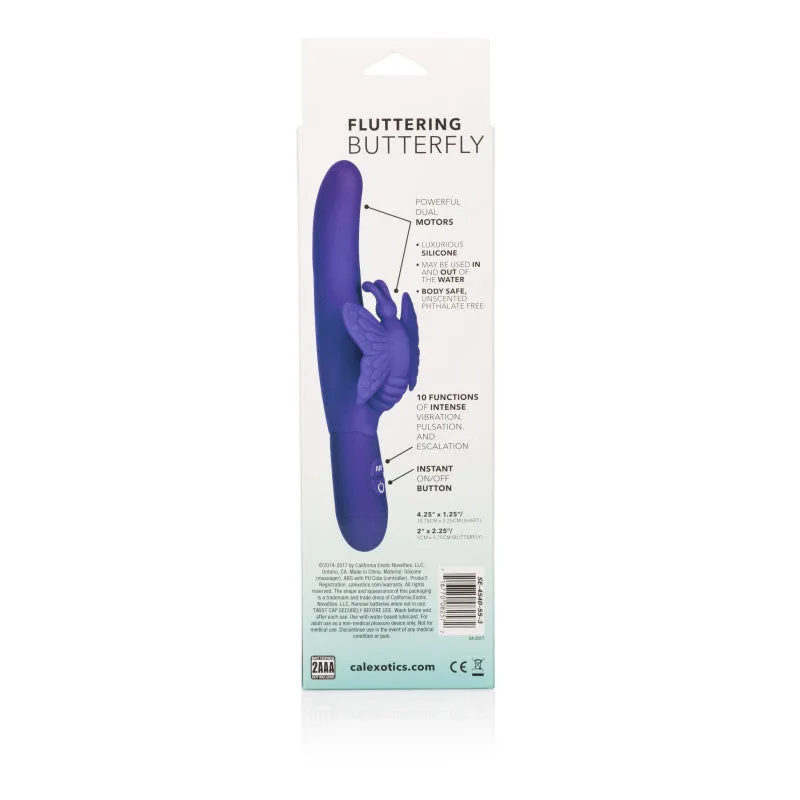 Posh 10-Function Silicone Fluttering Butterfly - Purple