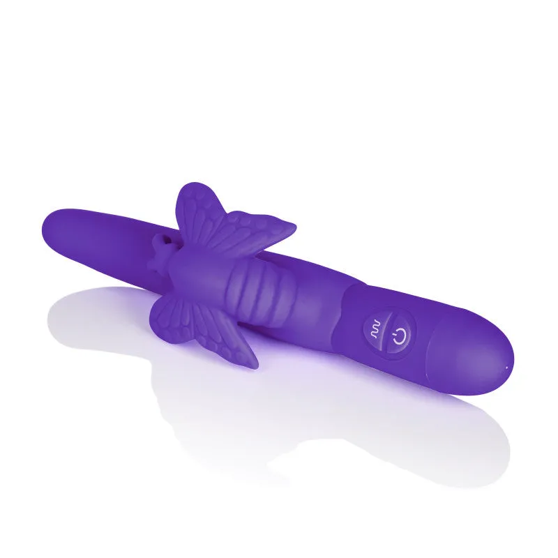 Posh 10-Function Silicone Fluttering Butterfly - Purple