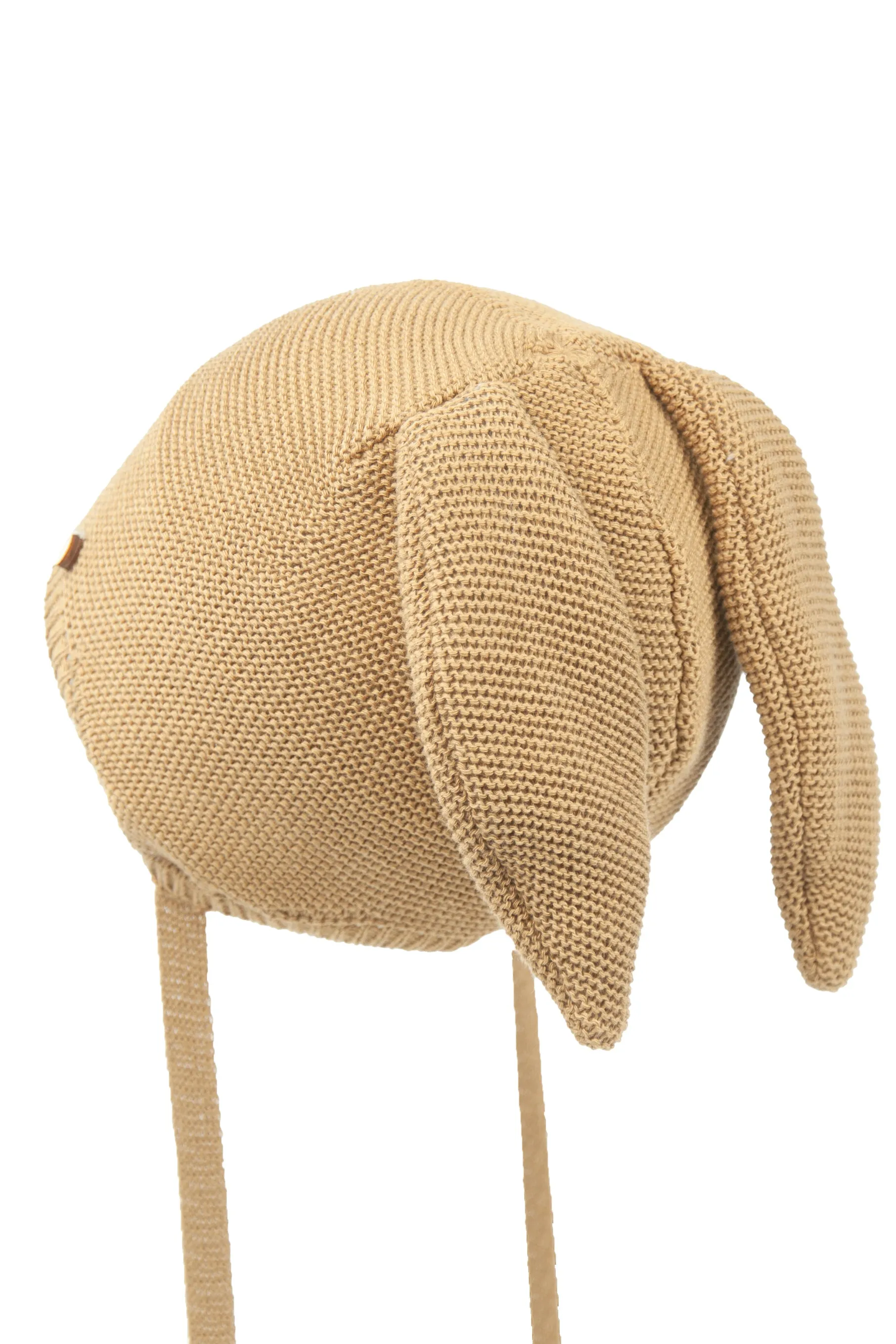 "Bugs" Caramel Knit Bunny Hat