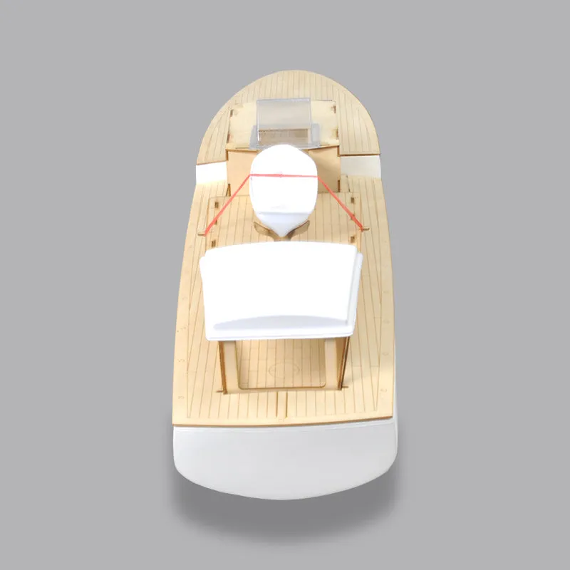 RC model boat Mistral motor yacht - FRP Hull and Plywood Boat Kit (DIY Boat)