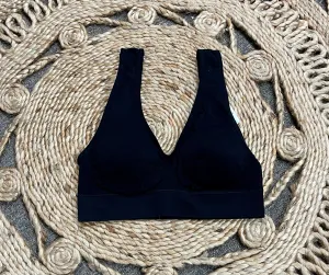 Seamless Bra — Black