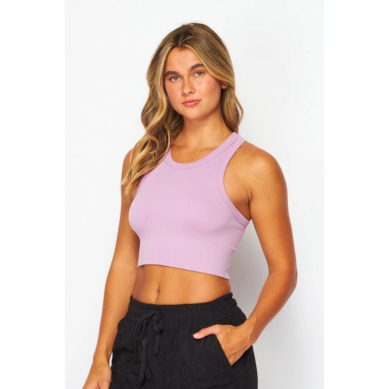 Seamless High Neck Bra