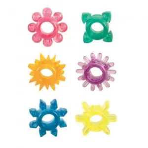 Senso 6 Pack Stretchy Cock Rings