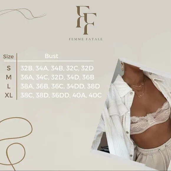 Sexy Sheer Floral Lace Lingerie Set with Stockings