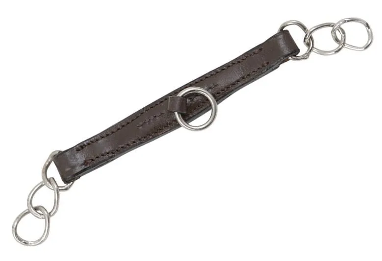 Shires Blenheim Leather Curb Chain
