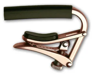 Shubb C1 "Royale" Steel String Guitar Capo in Rose Gold Titanium Finish