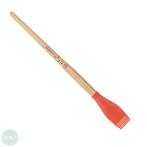 SILICONE PAINTING TOOLS - Princeton CATALYST - Long Handle 30mm BLADE -  5 – Orange